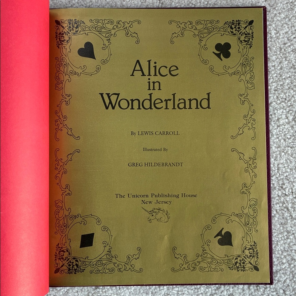 Alice in Wonderland Hardcover Book - Picture 4 of 9